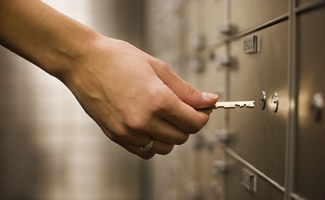 safe deposit box